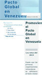 Mobile Screenshot of pactoglobalvenezuela.org